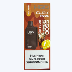 Картридж HQD Click Cola Lemon (Кола Лимон)